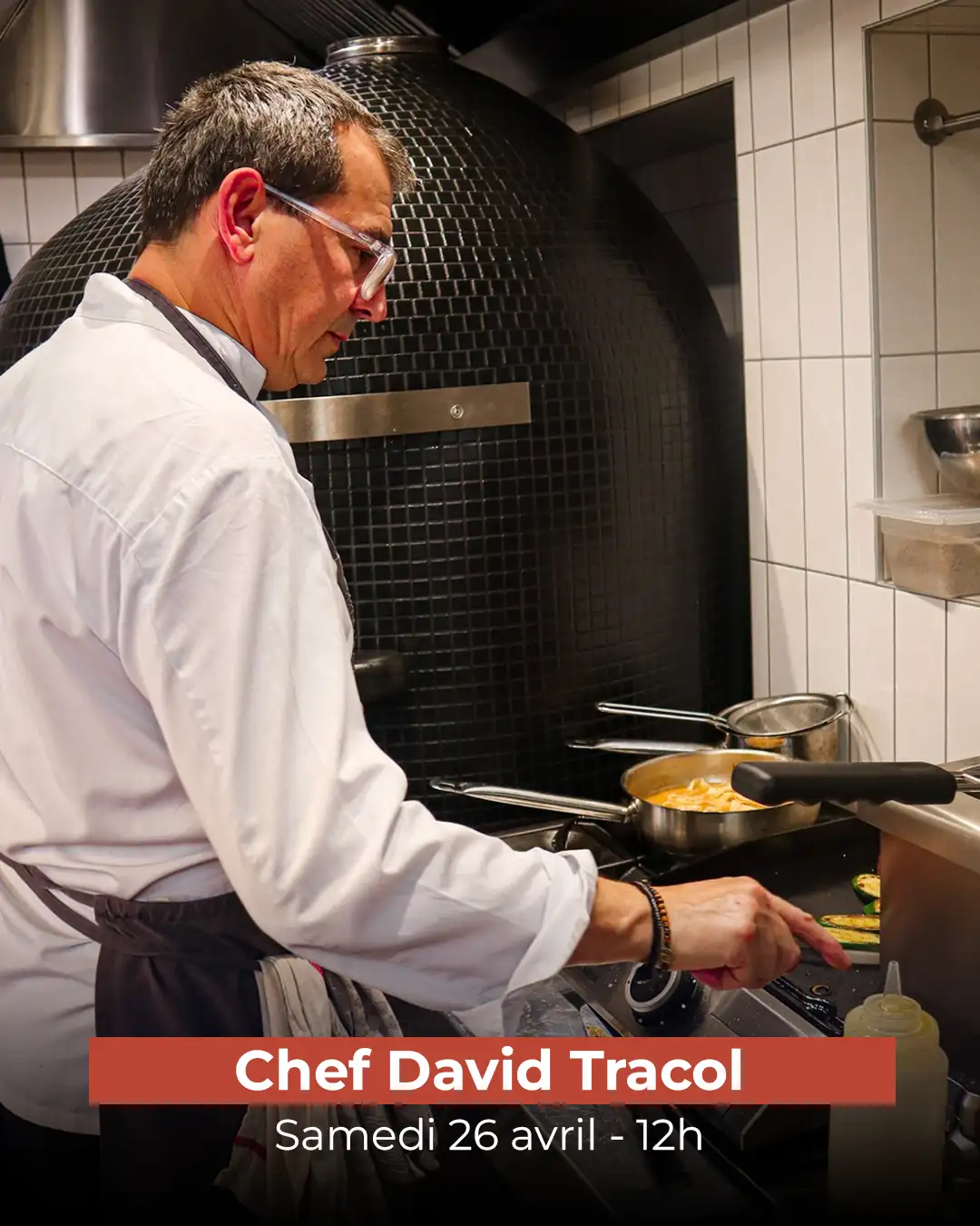 Chef David Tracol Cosy Kitchen salon des bons vivants nyon